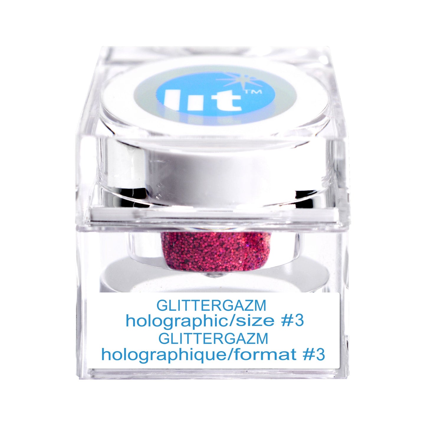 Glittergasm size #3 Holographic Glitter (solid) *Vintage Shade*