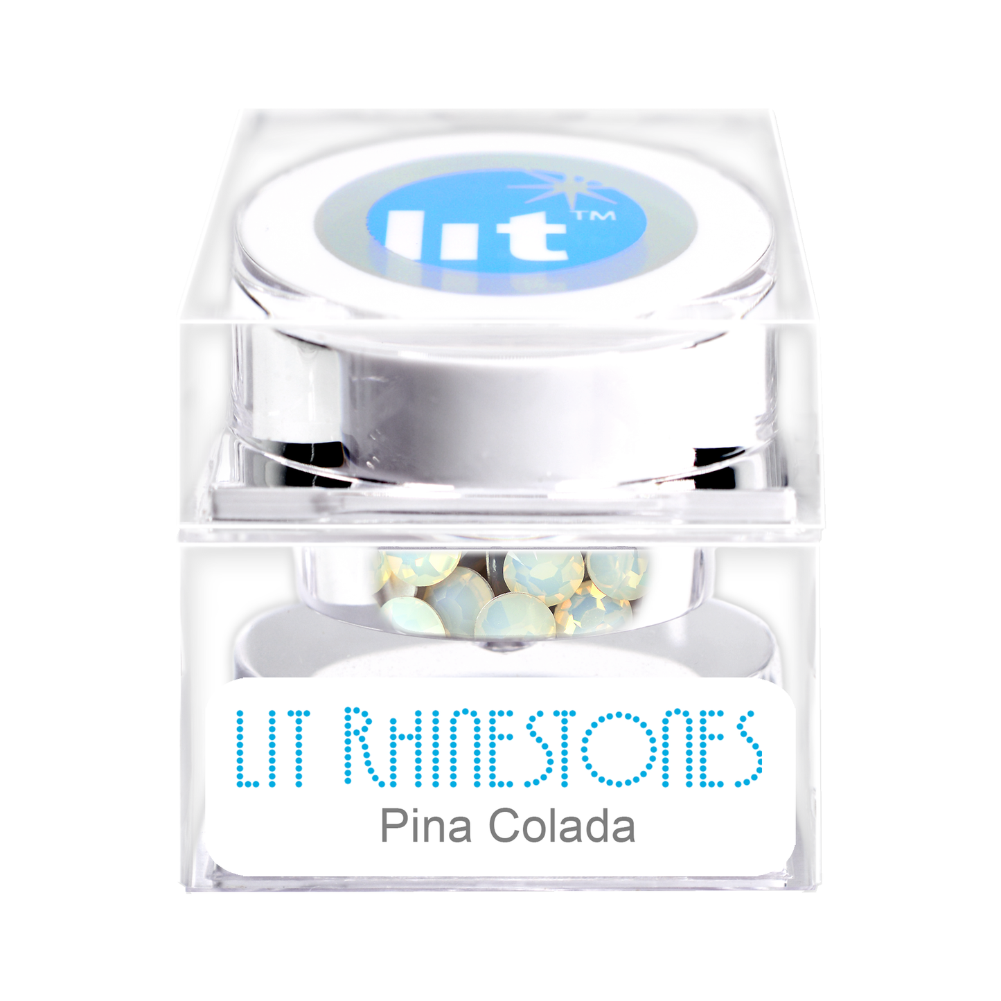 Lit Rhinestones - Pina Colada